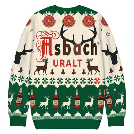 Uglysweatershops Brown Deer Christmas Ugly Sweatshirt