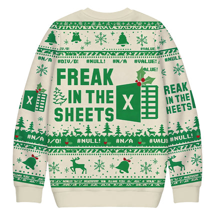 Uglysweatershops This Calls for a Spreadsheet Christmas Ugly Sweatshirt