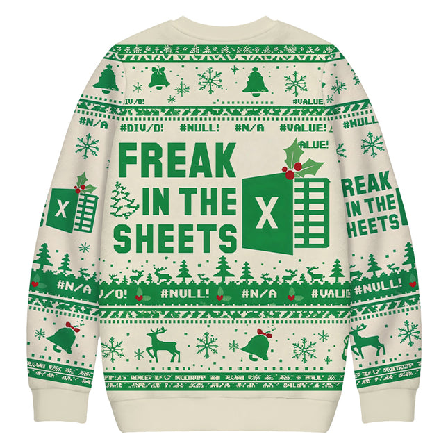 Uglysweatershops This Calls for a Spreadsheet Christmas Ugly Sweatshirt