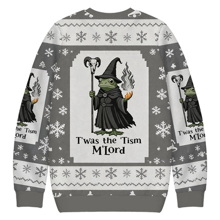 Uglysweatershops Witch Frog Christmas Ugly Sweatshirt